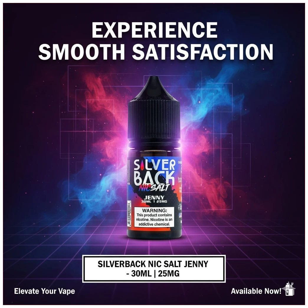 Silver Back Jenny Salt 30ml banner