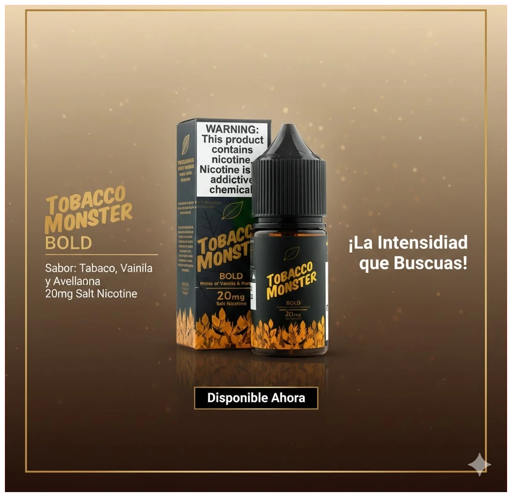 Tobacco Monster Bold Salt 30ml 1 Tobacco Monster Bold Salt 30ml banner