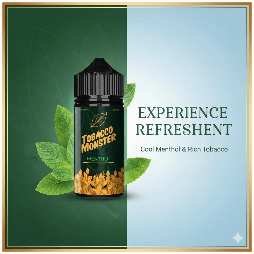 Tobacco Monster Menthol 100ml 1 Tobacco Monster Menthol Salt 100ml