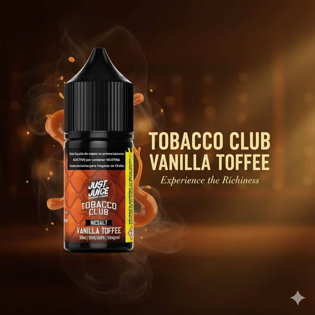 banner Just Juice Vainilla Toffee Salt 30ml