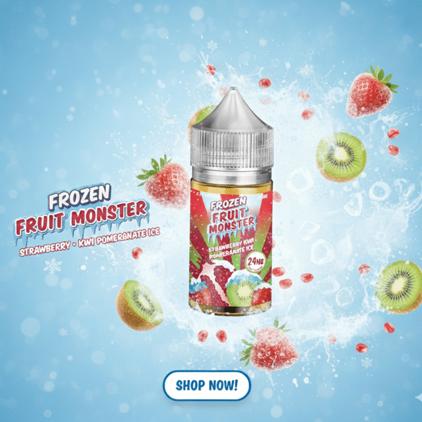 Frozen Fruit Monster Strawberry Kiwi Pomegranate Salt 30ml 1 frozen fruit monster strawberry kiwi pomegranate 30ml banner