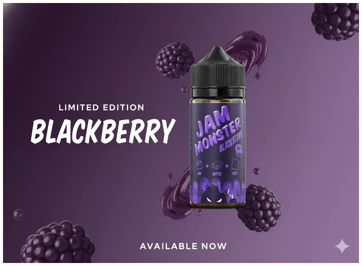 Jam Monster Blackberry 100ml 1 jam monster blackberry 100 ml