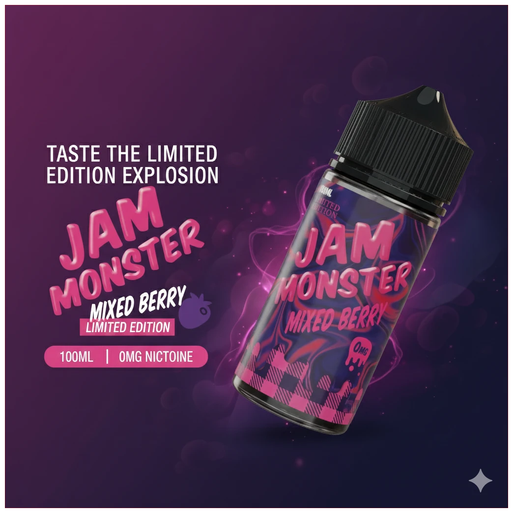 Jam Monster Mixed Berry 100ml 1 jam monster mixed berry 100 ml