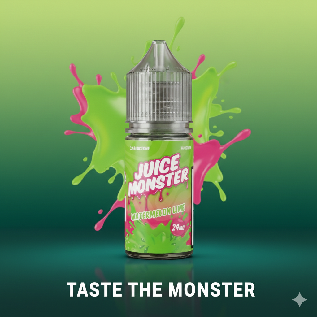 Juice Monster Watermelon Lime Salt 30ml 1 juice monster watermelon lime salt banner