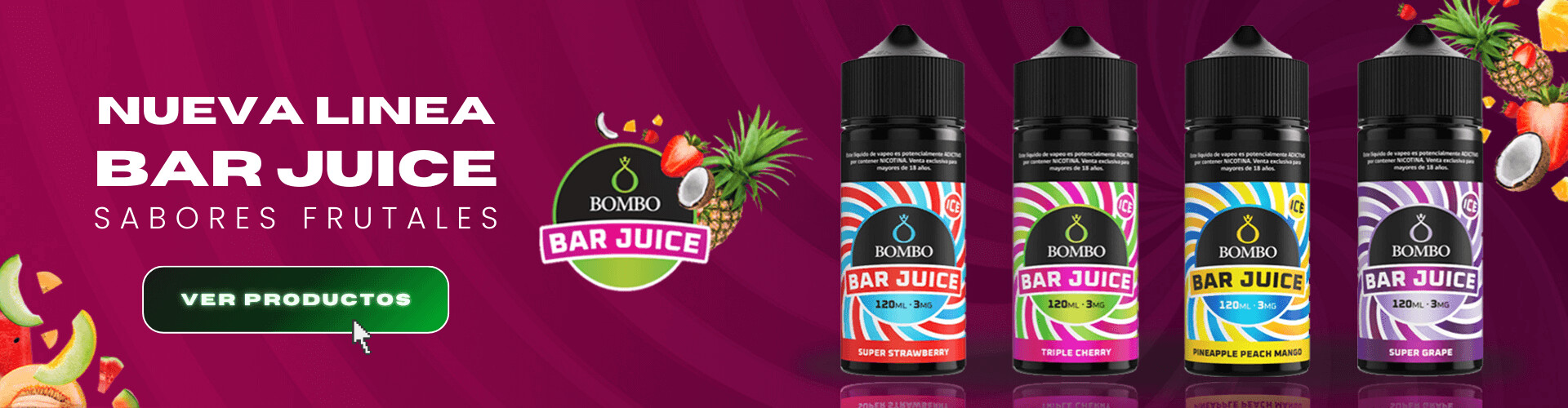 Nueva línea Bar Juice de Bombo: sabores frutales