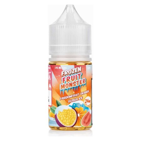 Frozen Fruit Monster Passion Fruit Orange Guava Salt 30ml