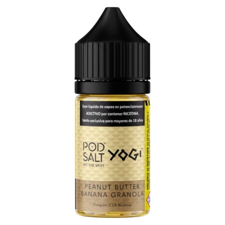 Pod Salt Yogi Peanut Butter Banana Granola 30ml