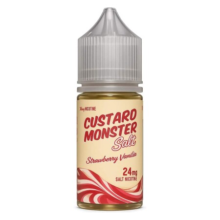 Custard Monster Swirl Strawberry Vanilla Salt 30ml