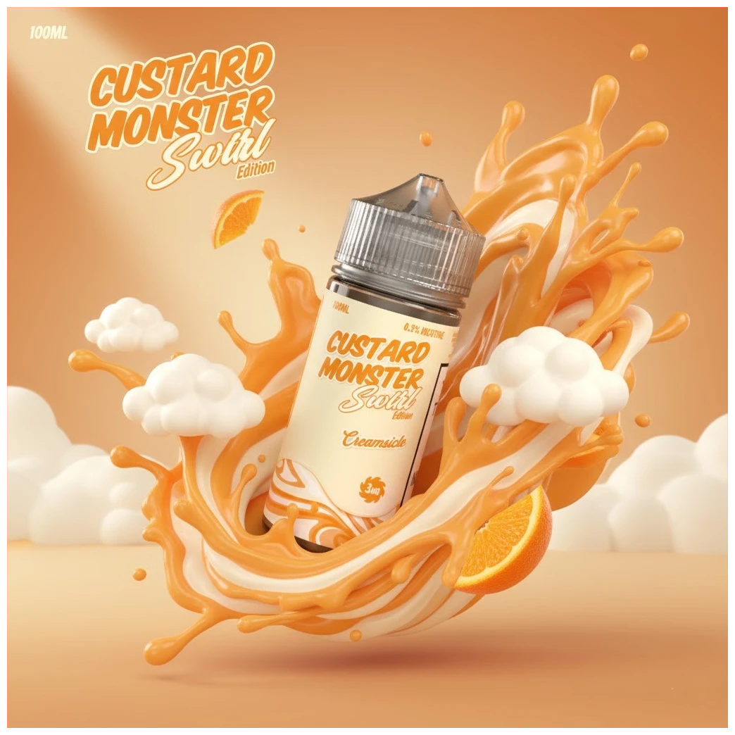 Custard Monster Swirl Creamsicle 100ml 1 unnamed 2