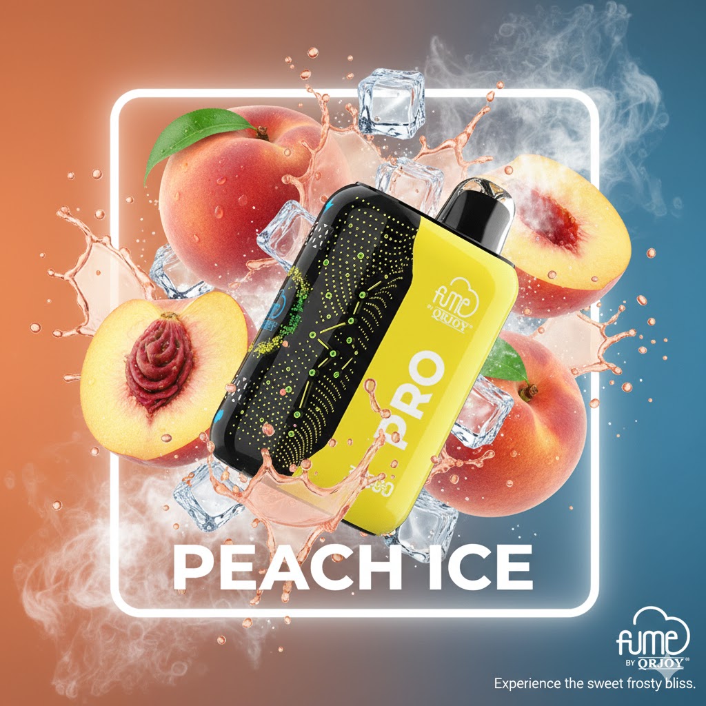 Fume Pro Peach Ice 30000 Puffs 1 Banner Fume Pro 30000 Puffs Peach Ice