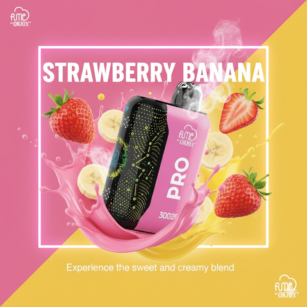 Banner Fume Pro 30000 Puffs Strawberry Banana