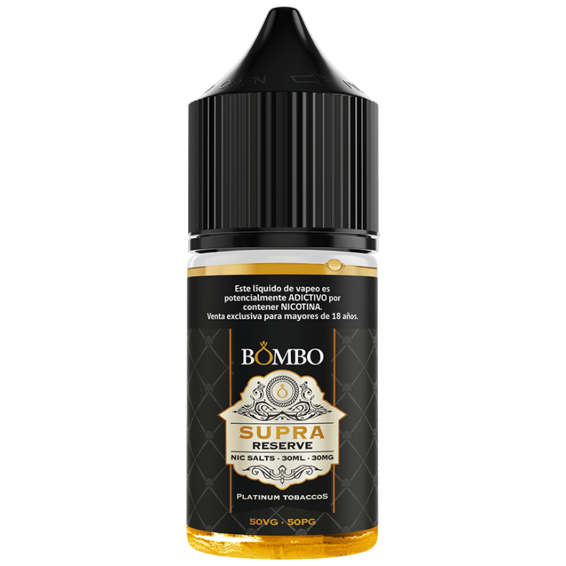 Bombo Supra Reserve Platinum Tobacco Salt 30ml Bombo Supra Reserve Platinum Tobacco Salt 30ml