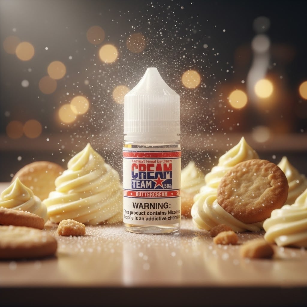 Cream Team Buttercream Salt 30ml 1 Cream Team Buttercream Salt 30ml