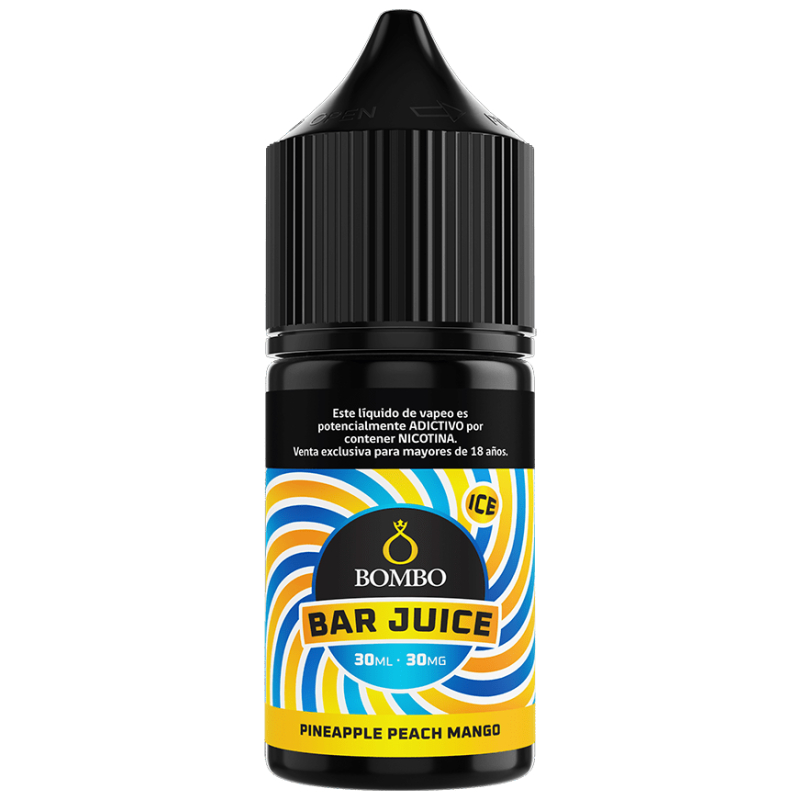 Liquido Bombo Bar Pineapple Peach Mango Ice Salt 30ml Liquido Bombo Bar Pineapple Peach Mango Ice Salt 30ml