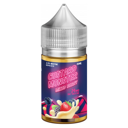 Encuentra las mejores marcas de E liquids 5 Custard Monster Mixed Berry Salt 30ml