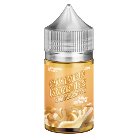 Encuentra las mejores marcas de E liquids 9 Custard Monster Butterscotch Salt 30ml