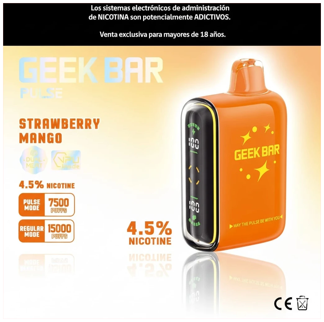 Geek Bar Pulse Strawberry Mango Banner
