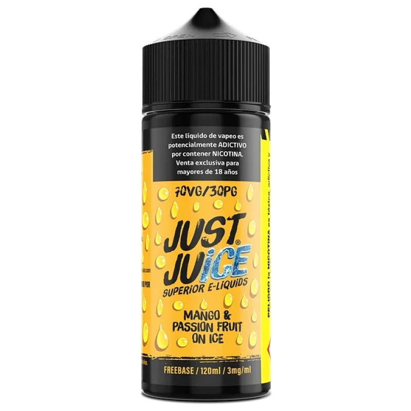 Liquido Just Juice Mango Passion Fruit Super Ice 120ml