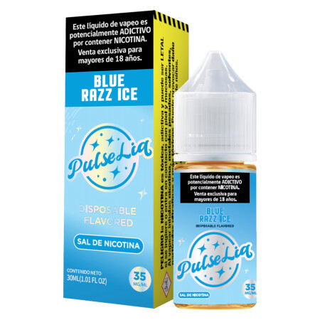 PulseLiq By Geek Bar Blue Razz Ice Salt 30ml