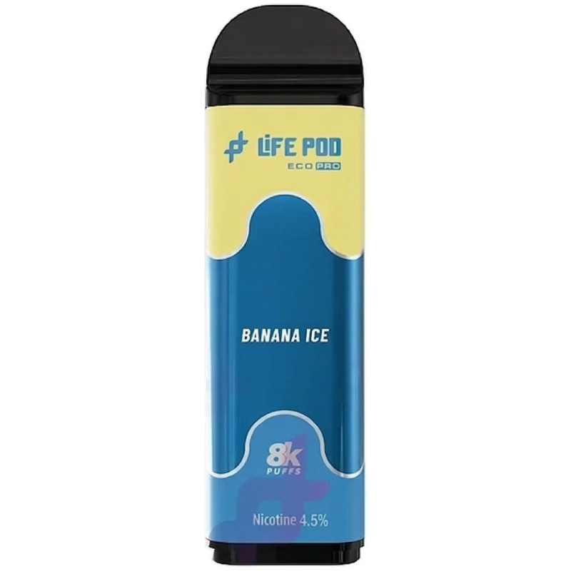 Cartucho De Recarga Life Pod 8000 Puffs Banana Ice 2 1