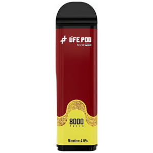 Cartucho De Recarga Life Pod 8000 Puffs Passion Strawberry Ice