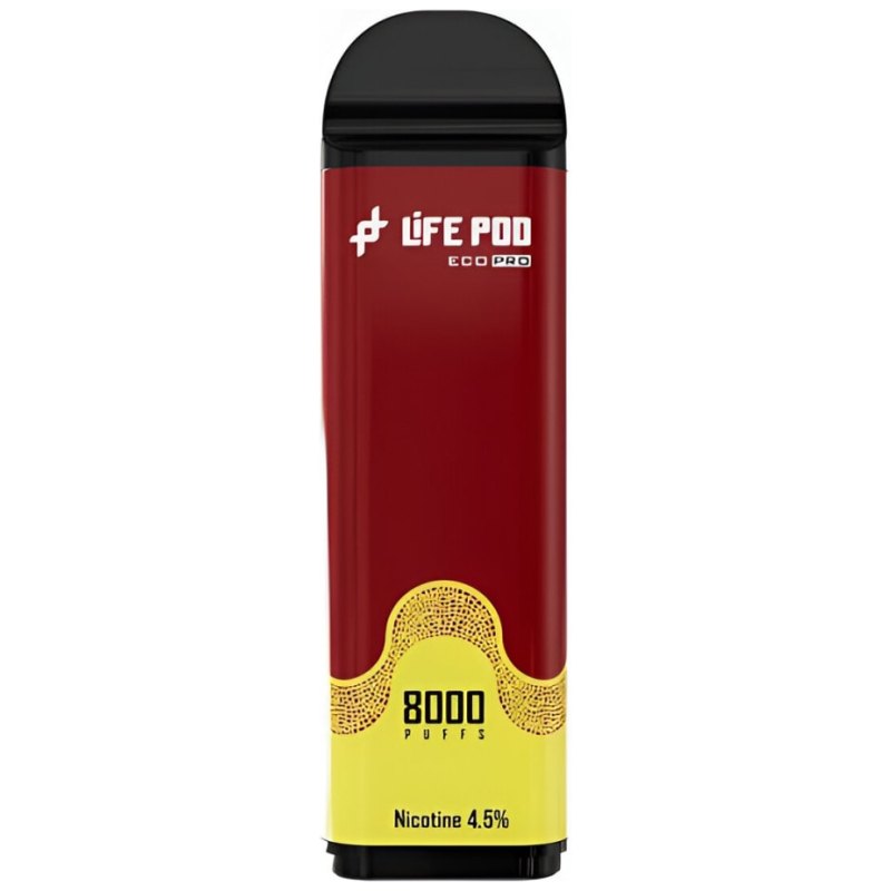Cartucho De Recarga Life Pod 8000 Puffs Passion Strawberry Ice