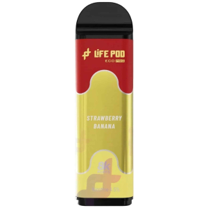 Cartucho De Recarga Life Pod 8000 Puffs Strawberry Banana