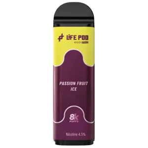 Cartucho De Recarga Life Pod 8000 Puffs Passion Fruit Ice