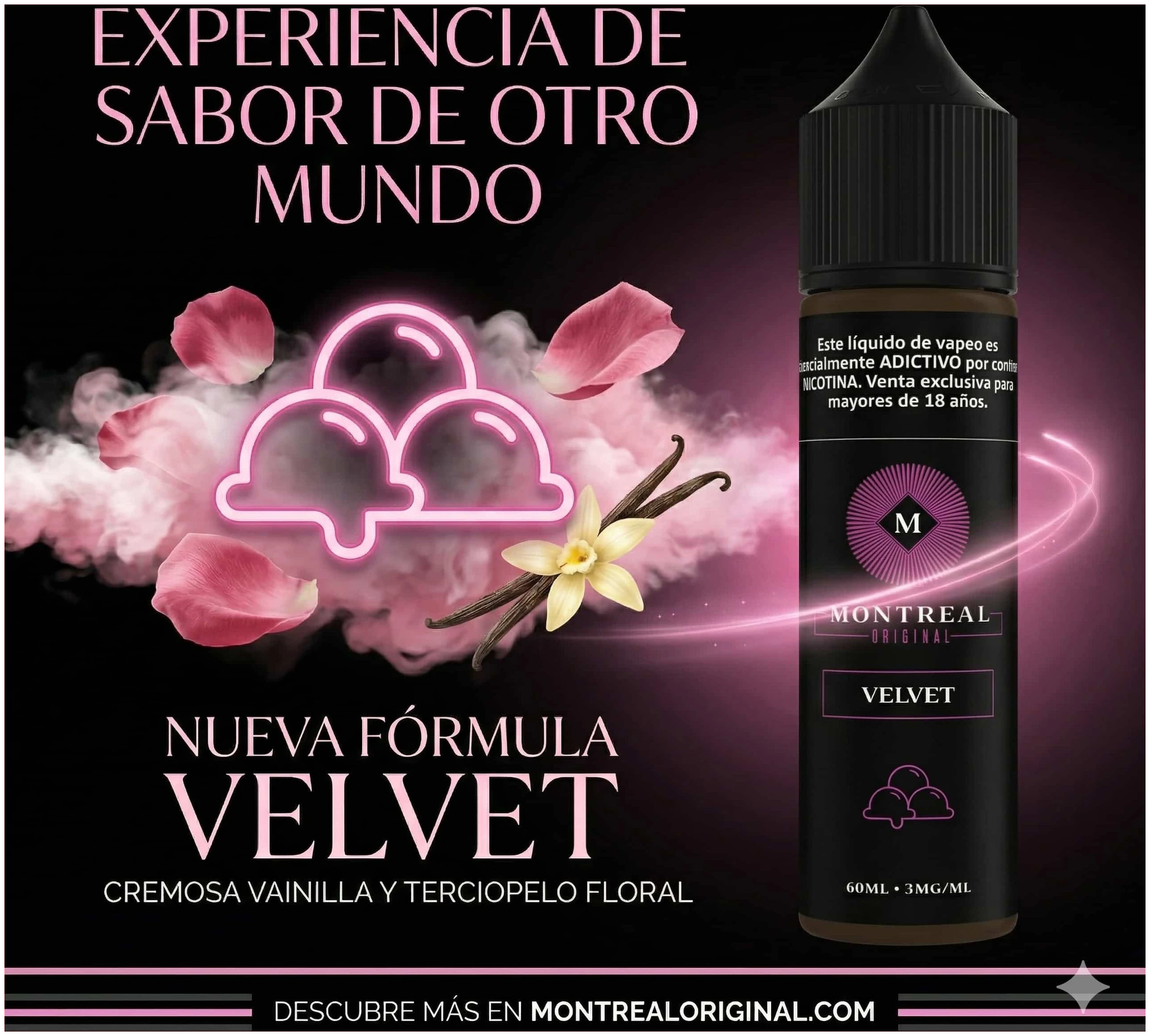 Liquido Montreal Velvet 60ml 1 Velvet Banner