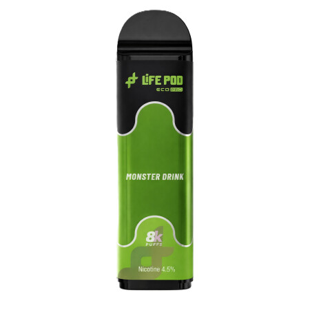Cartucho De Recarga Life Pod 8000 Puffs Monster Drink