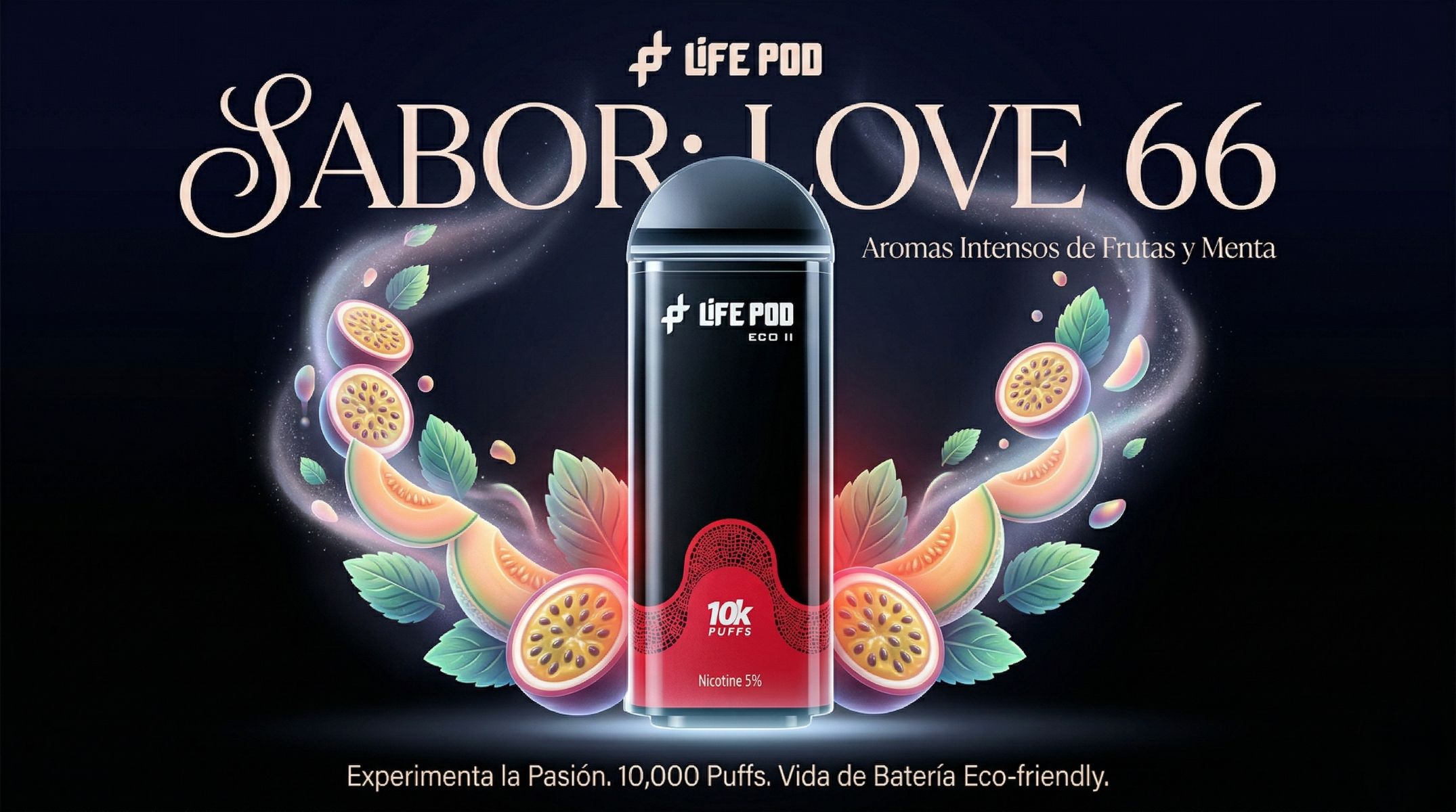 Cartucho De Recarga Life Pod Eco II 10000 Puffs Love 66 1 Banner Cartucho De Recarga Life Pod Eco II 10000 Puffs Love 66