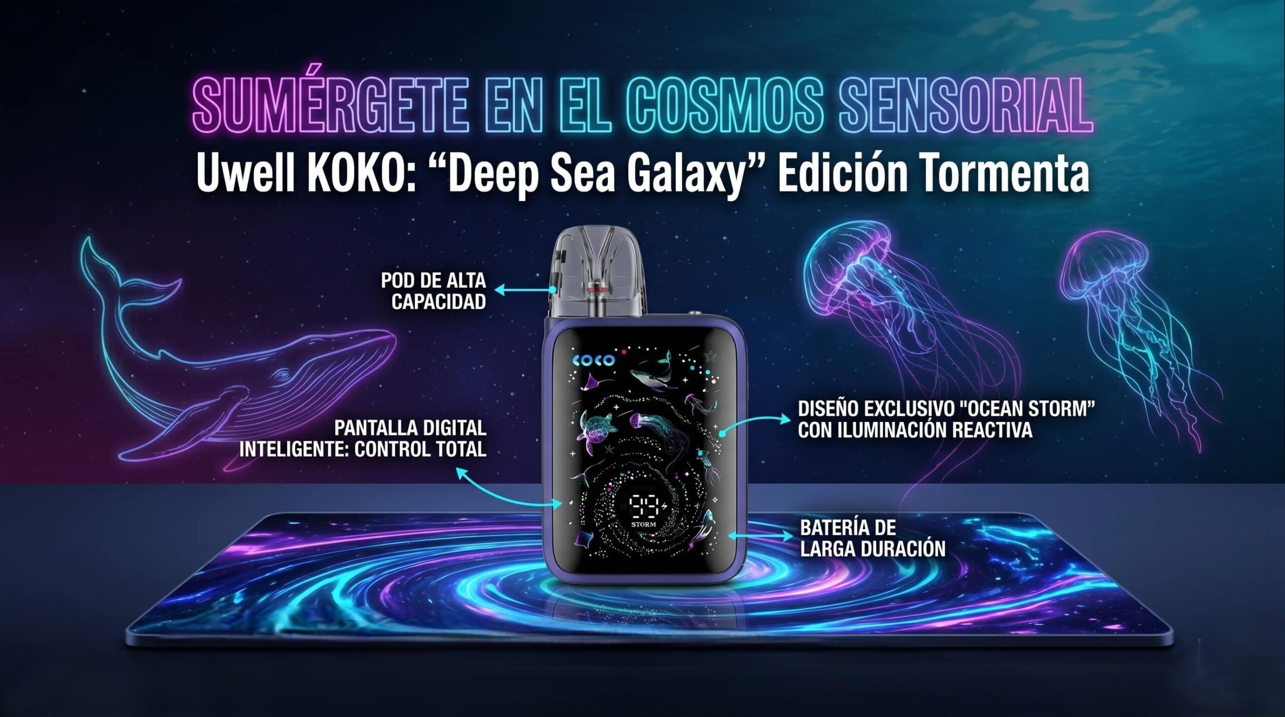 Vaporizador Uwell Caliburn G5 KOKO 1 Caliburn G5 Koko Banner 1 1 scaled