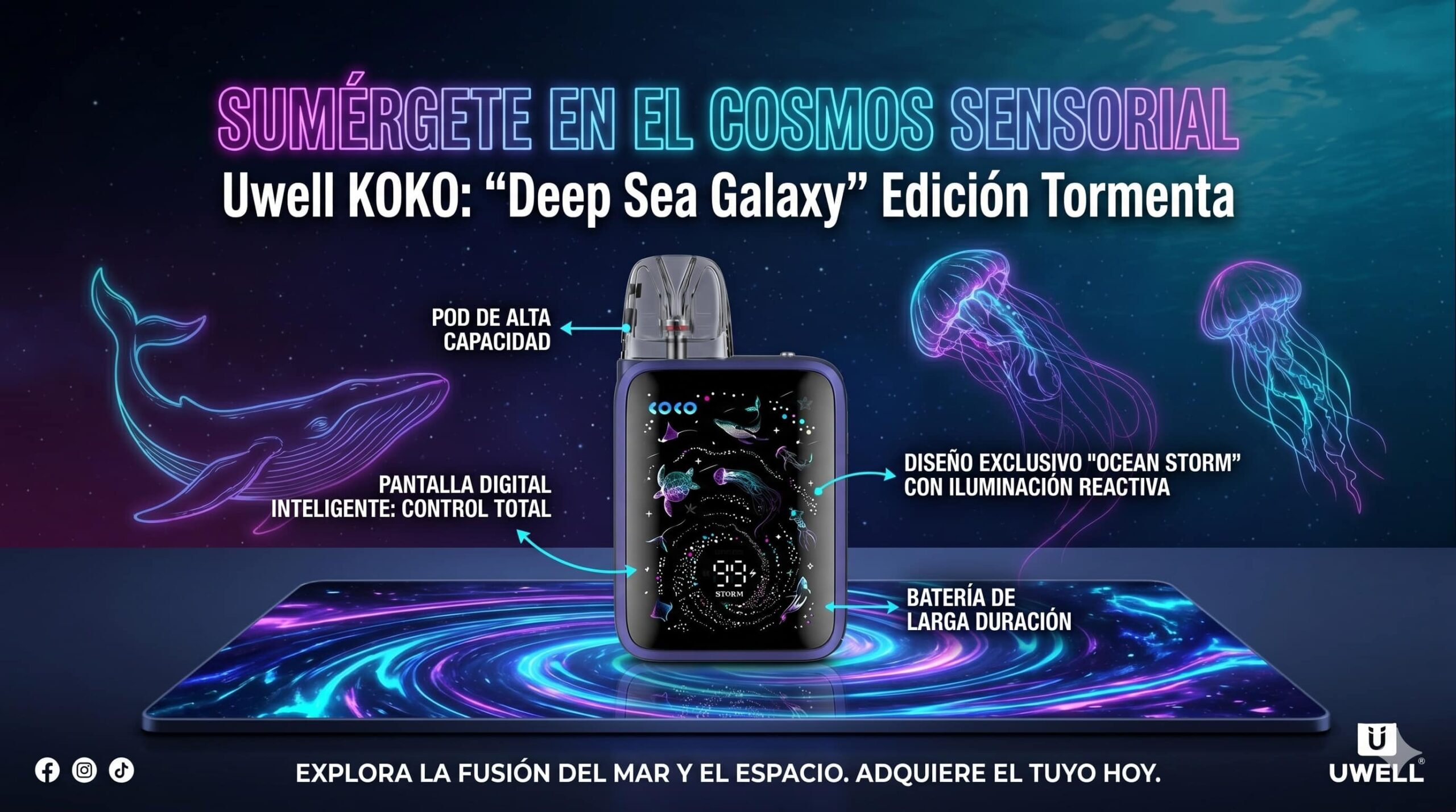 Vaporizador Uwell Caliburn G5 KOKO 2 Caliburn G5 Koko Banner 1 scaled