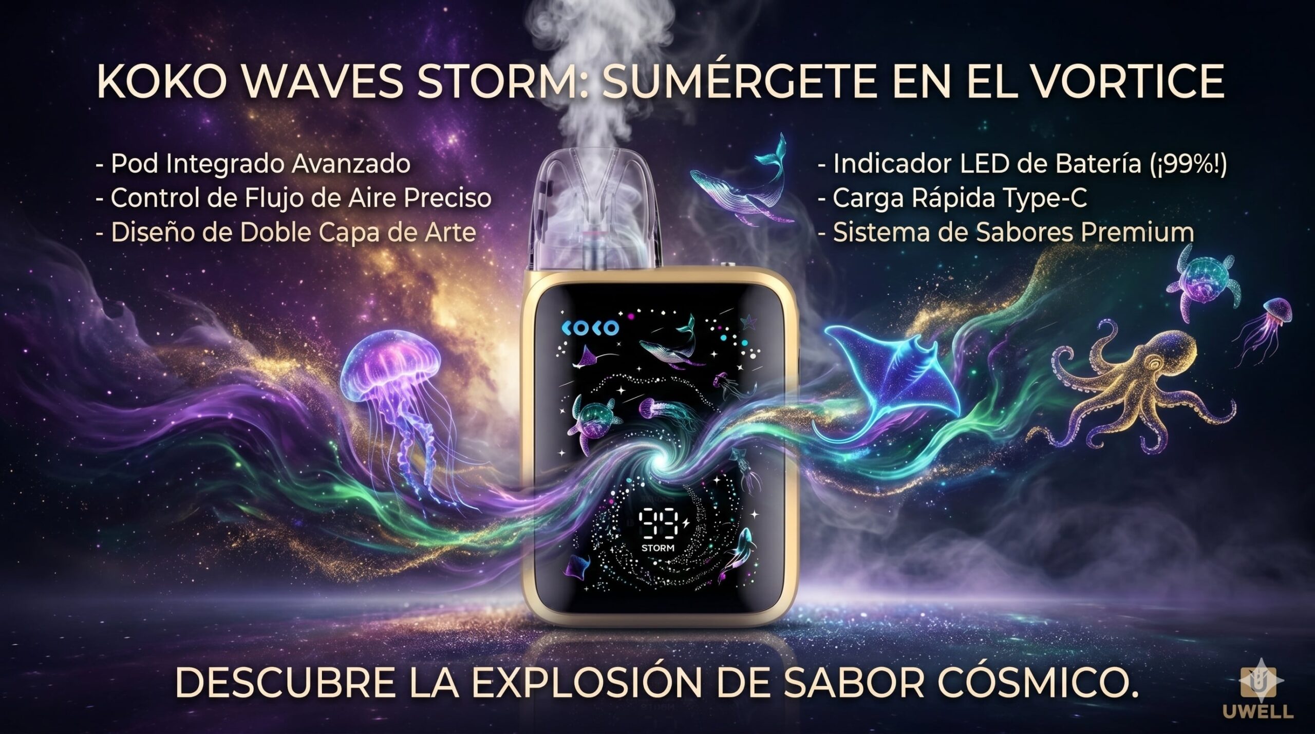 Vaporizador Uwell Caliburn G5 KOKO 1 Caliburn G5 Koko Banner 2 scaled