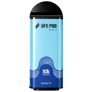 Cartucho De Recarga Life Pod Eco II 10000 Puffs Blue Razz Bubblegum