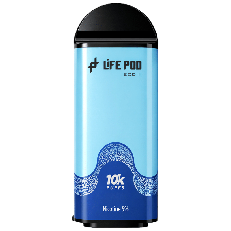 Cartucho De Recarga Life Pod Eco II 10000 Puffs Blue Razz Bubblegum