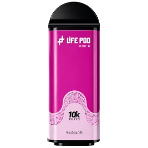 Cartucho De Recarga Life Pod Eco II 10000 Puffs Cherry Bubblegum