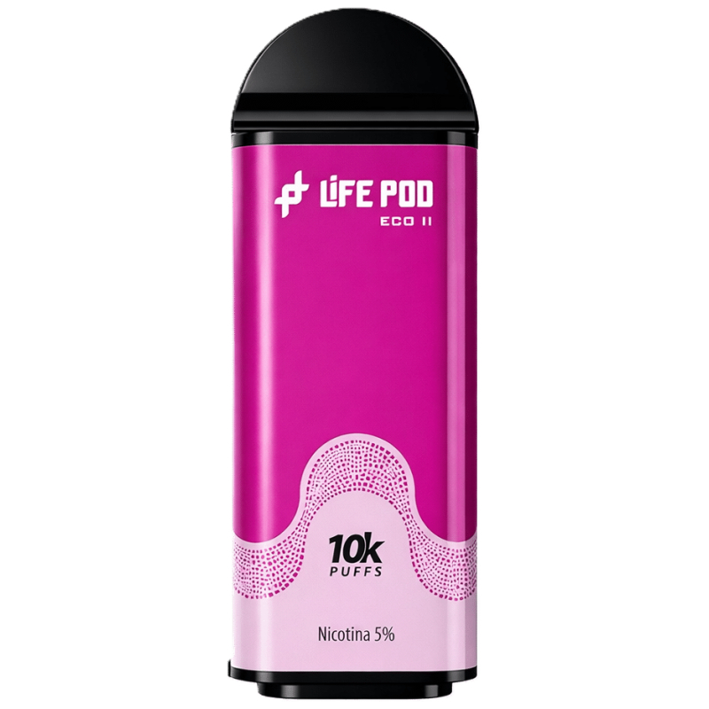 Cartucho De Recarga Life Pod Eco II 10000 Puffs Cherry Bubblegum