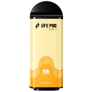 Cartucho De Recarga Life Pod Eco II 10000 Puffs Peach Mango
