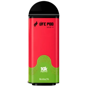 Cartucho De Recarga Life Pod Eco II 10000 Puffs Strawberry Kiwi