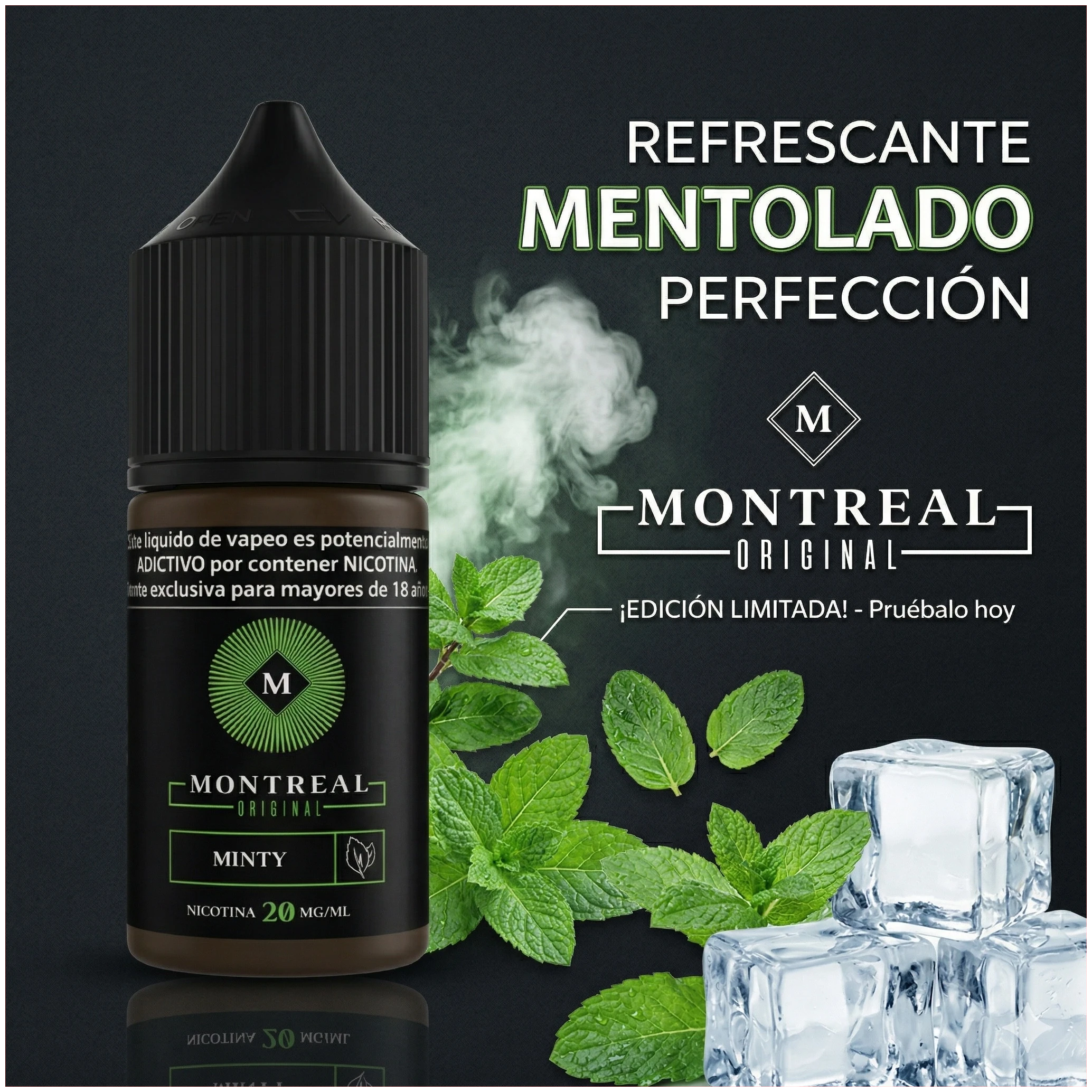 Liquido Montreal Minty Salt 30ml 1 Liquido Montreal Minty Salt 30ml banner