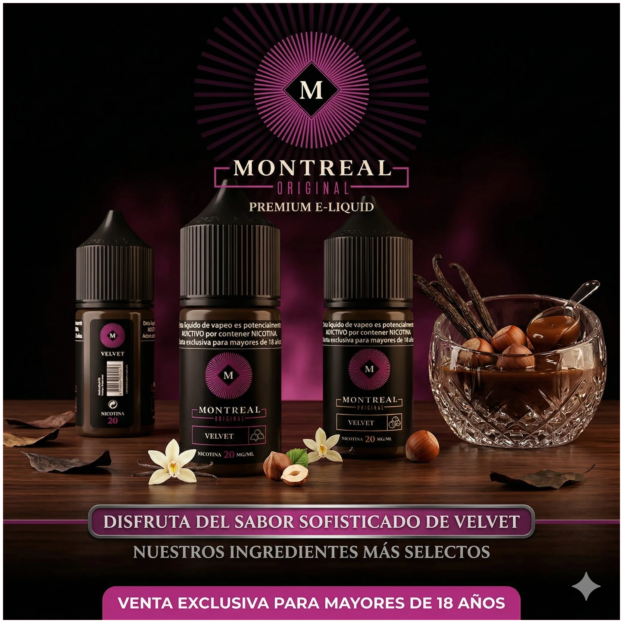 Liquido Montreal Velvet Salt 30ml 1 Liquido Montreal Velvet Salt 30ml banner