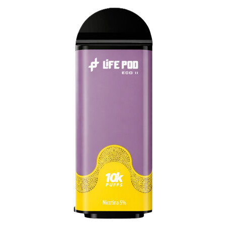 Cartucho De Recarga Life Pod Eco II 10000 Puffs Passion Mango Ice