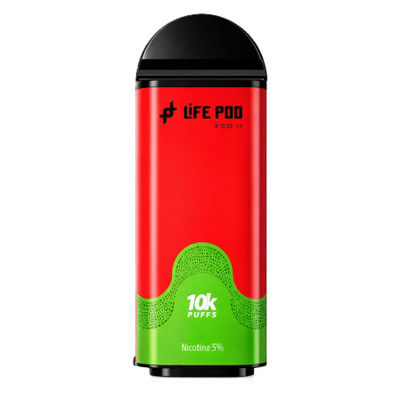 Cartucho De Recarga Life Pod Eco II 10000 Puffs Watermelon Ice