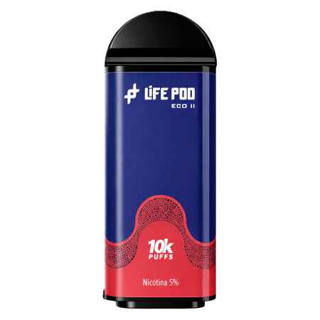 Cartucho De Recarga Life Pod Eco II 10000 Puffs Blueberry Strawberry