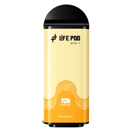 Cartucho De Recarga Life Pod Eco II 10000 Puffs Peach Mango