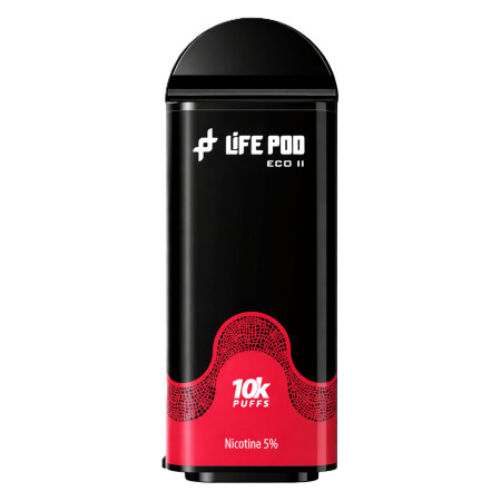 Cartucho De Recarga Life Pod Eco II de 10.000 Puffs Love 66