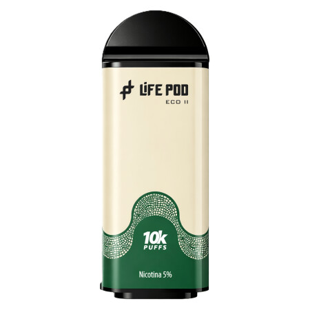 Cartucho De Recarga Life Pod Eco II 10000 Puffs White Mocha Ice