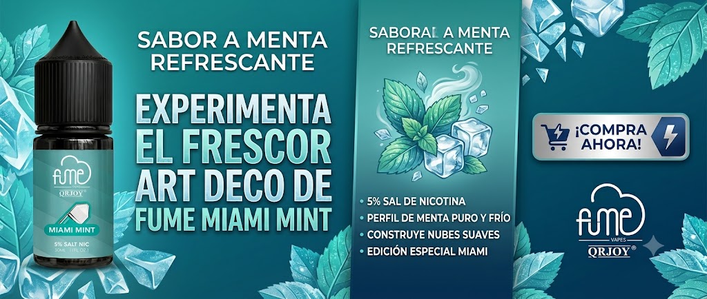 Banner Liquido Fume Miami Mint Salt 30ml