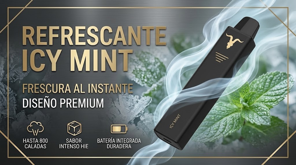 Vaporizador Desechable IGNITE V Nano Icy Mint 1500 Puffs 1 Banner Vaporizador Desechable IGNITE V Nano 1500 Puffs Icy Mint